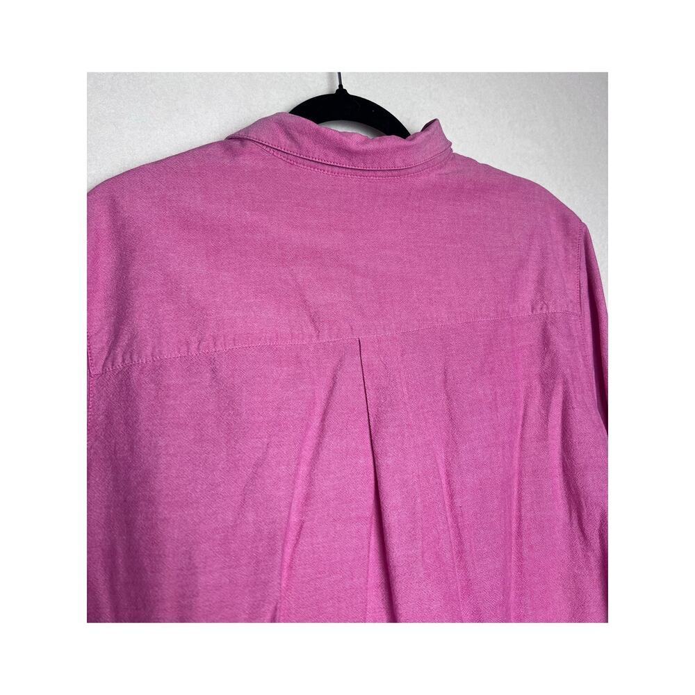Blair Vintage Women's Top Cotton Long Sleeve Pink Button Up Shirt Size 3XL - Picture 8 of 10